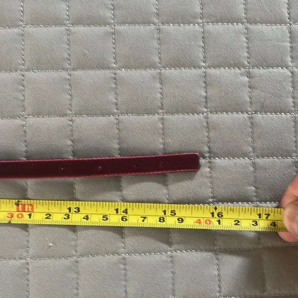 Ralph Lauren necklace (Choker)Black Velvet reversible to burgundy - Picture 5 of 6